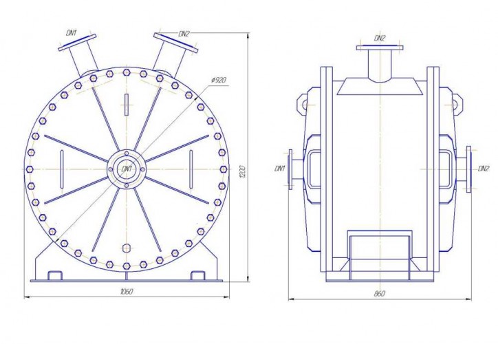 Wymiennik spiralny 20m2, 12/12