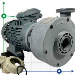 Plastikowa pomDiaPump PA do kwasów DiaPump PA2220 PP, 2,2 kW, 3000 obr/min, 380V