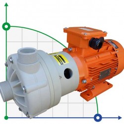 ADH 140 PVDF/B/4HP/TF/2800/BSP - poziomy pompa odśrodkowa