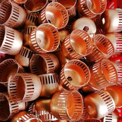 Kołpak kolumny destylacyjnej i rektyfikacyjnej DN80, miedź