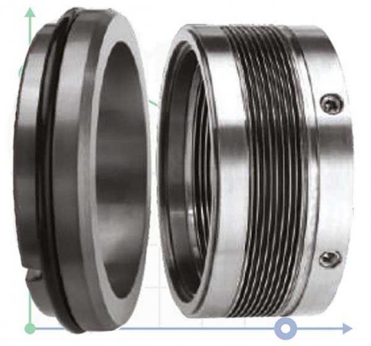 Uszczelnienie pompy R-MFL85N 100, CAR/SIC, VITON, 316, G9