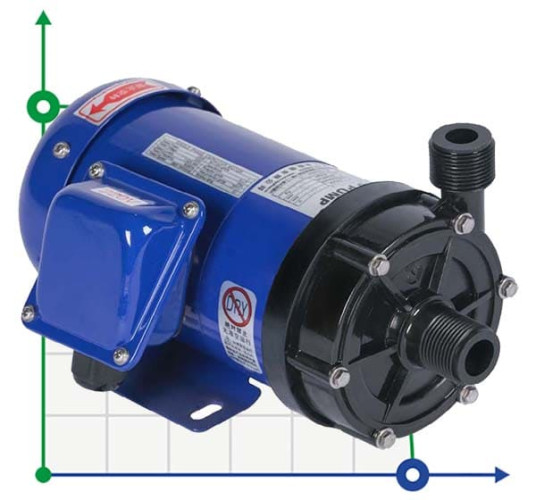Pompa chemiczna MD-F-202SAE-5V22AYS, PP, 27L/min, 3m, 220V