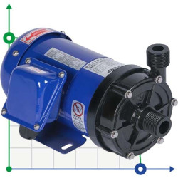 Pompa chemiczna MD-F-202SAE-5V22AYS, PP, 27L/min, 3m, 220V