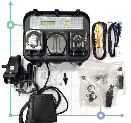 Stacja dozująca do basenu PDP TECHNOPOOL PH-RX 1,4-1/3-1 230b Santopren