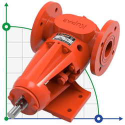 Pompa zębata do dżemu Kupar KIPK 1 1/2 cala-Y, 0,4-4 m3/h