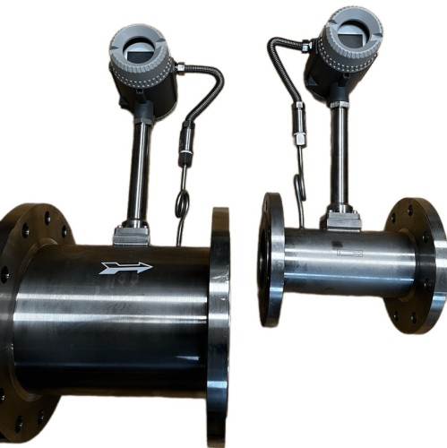 DN100 Dozowanie pary technologicznej, przepływomierz wirowy ze stali nierdzew LUGB-D PN16 RF kołnierz DIN, 0,7-7 t/h <1,6 MPa, <250°C, 4-20mA, ExdIBT6