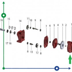 Korpus Pump Body poz.Nr 1 do pompy MTZ-P 20/350, art.1015502