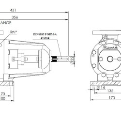 Pompa zębata Kupar KIP 1 1/2 cala do przelewania dżemu, 0,4-4 m3/h