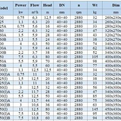 BGWH 40-250 (6,3/80), 7,5kW, 2880 - pompa ze stali nierdzewnej pozioma