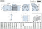 Pompa wielostopniowa pozioma EHX 15/7, 5,5 kW, 25 m3/h, 103m, 380V/T, AISI 304 (EBARA MATRIX)