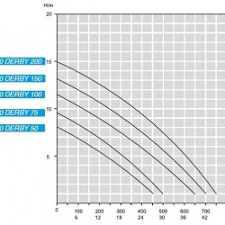 Pompa głębinowa do wody gruntowej BE 50 DERBY 100, 380V