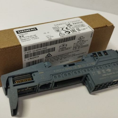 6ES7193-6BP00-0BA0, SIMATIC ET 200SP, jednostka bazowa BU15-P16+A0+2B, typ BU A0