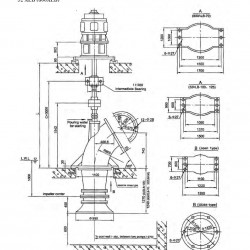 Pompa osiowa 28ALB-70, 5000 m3/h, 155 kW (bez silnika)
