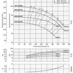 Pompa konsolowa do nawadniania BSM 100-250/450 (200/56), 45kW, 2900