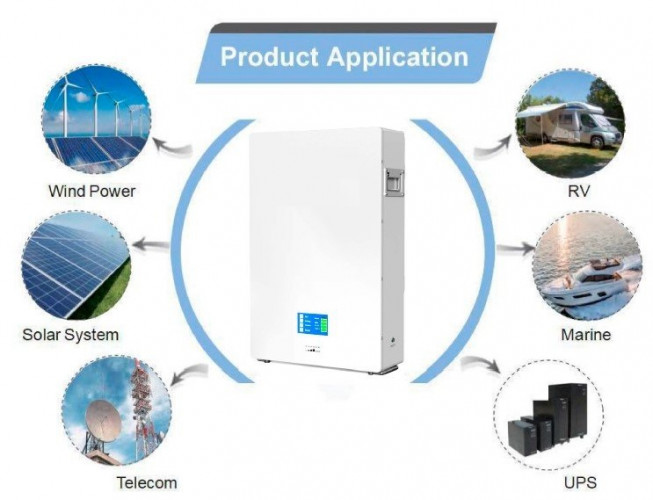 Akumulator CLW-51.2V 200Ah, LiFePO4, LFP z ekranem dotykowym, naścienny