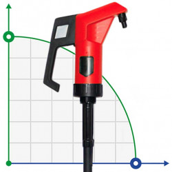 Ręczna pompa beczkowa do mediów alkalicznych FLUIMAC NEPTUNE N-04, PP