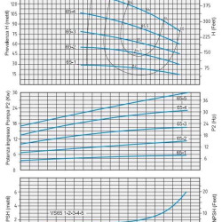Pompa odśrodkowa Speroni VS 65-4 wielostopniowa pionowa
