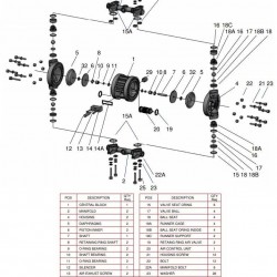 RUBY 115P-P-TPT-F  pompa membranowa pneumatyczny