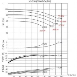 Pompa do gorący olej BTKF-K 65-250 (3000) bez silnika