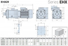 Pompa wielostopniowa pozioma EHX 20/3, 3 kW, 30 m3/h, 47m, 380V/T, AISI 304 (EBARA MATRIX)