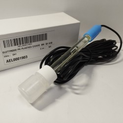 Plastikowa elektroda pH 4 bar 60°C z kablem 6 m, Etatron