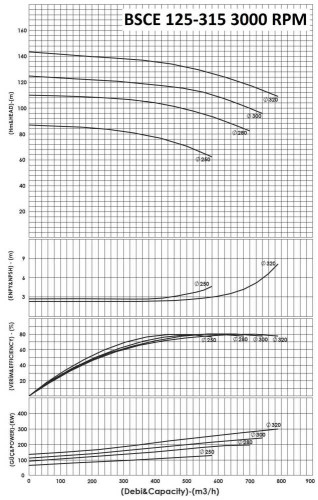 BSCE 125-315 (3000) dwukierunkowa pompa wlotowa bez silnika
