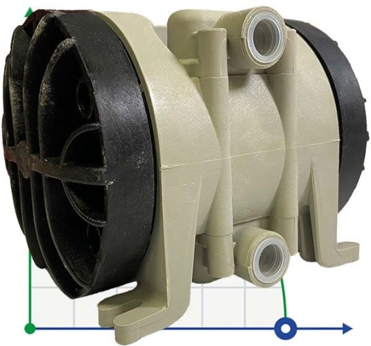 Pneumatyczna pompa membranowa PHOENIX 10-PP 1/4, P10P-HTTPV1