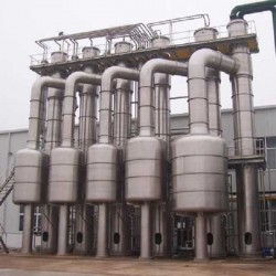 12T wyparka próżniowa do parowania supernatantu poalkoholowego barda wytwórni etanolu 6000 dal dziennie