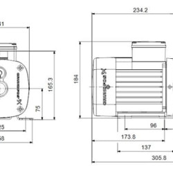 Grundfos CM 5-2 ARIE-AQQE FAAN wielostopniowa pompa samozasysająca