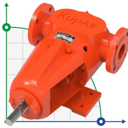 Pompa zębata Kupar KIP 2 cale do czekolady, 2,5-14 m3/h