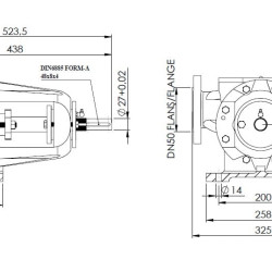 Pompa zębata Kupar KIP 2 cale do czekolady, 2,5-14 m3/h
