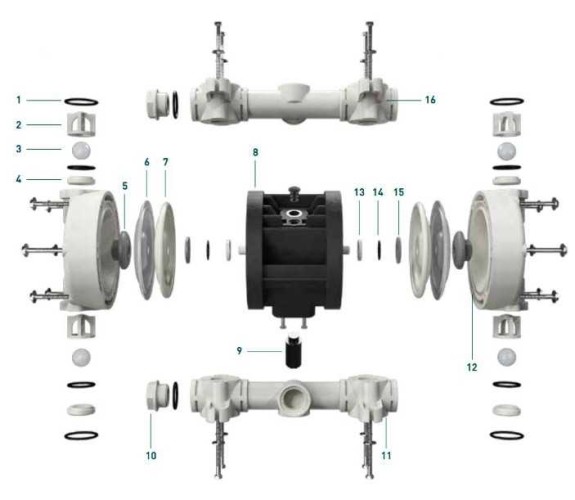 Uszczelka naprawcza DEBEM 6870 VITON