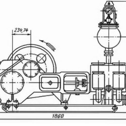 Pompa NB-50 do cyrkulacji płuczki wiertniczej w odwiercie