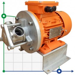 Pompa do miodu, cukru AlphaDynamic AD20. 1/01/TR 0,55 kW wirnik na wózku