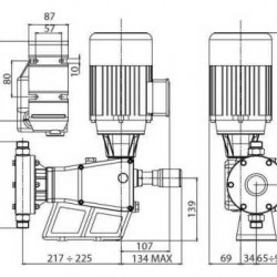 Pompa membranowa dozownica PDM-D AA 257/6 400/3/50 0,25