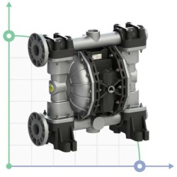 PHOENIX P700 ALU HYTREL+PTFE ATEX pompa membranowa pneumatyczna