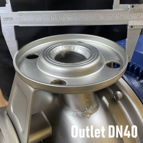 Pompa odśrodkowa monoblokowa KAS BZ 40-160/3 ze stali nierdzewnej AISI 316L