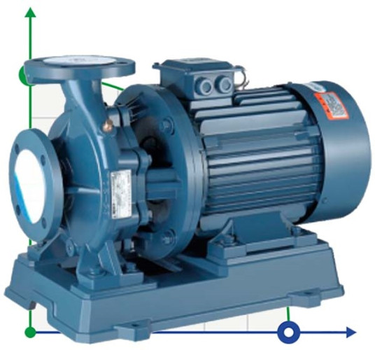 BGW 150-400(I) (200/50), 45kW, 1480 odśrodkowa pompa pozioma