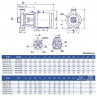 Pompa wspornikowa monoblok KM 100-80-160, 15kW, 3000
