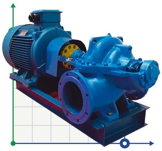 BSCE 250-450 (1500) - zespół pompowy z wejściem dwustronnym, 250 kW