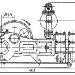 Pompa wysokociśnieniowa NB-80 do cyrkulacji płuczki wiertniczej w studni