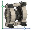 PHOENIX P160 PP Hytrel+PTFE ATEX pompa membranowa pneumatyczna