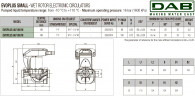 Pompa obiegowa DAB EVOPLUS mała 40/180 (1") 1x220-240 Y25 ze sterowaniem elektronicznym, 60231351