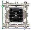 Pneumatyczna pompa membranowa BOXER 150 AISI 316 IB150-A-HTTAT--