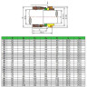 Uszczelnienie mechaniczne R-H75 85, CAR/SIC, EPDM, 304, G9