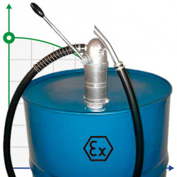 Ręczna pompa beczkowa FLUIMAC NEPTUNE N-16, Ex do oleju napędowego, benzyny ciężkiej, olejów mineralnych, estrów metylowych rzepaku