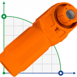 JC-CN06-W-01, 120A, 1000V DC, przekrój 25mm² wtyczka akumulatora, pomarańczowa