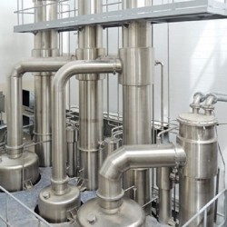 12,6T próżniowo-wyparna instalacja stężenia wywary melasowego (4-stopniowa) dla spirytusu o mocy 6000 dal alkoholu na dobę