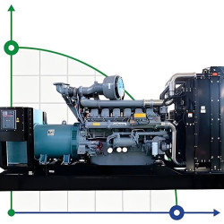 Przemysłowy generator diesla XHYP-400GF z ATS, silnik Perkins 500kVA, 400kW, 380V/50HZ typ otwarty