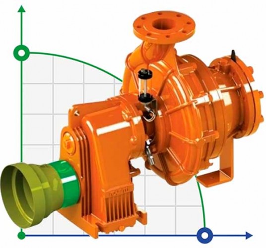 Rovatti TL4-K 100 GA/ET + T R. 5, 47-1 pompa napędzana WOM do ścieków, gnojowicy
